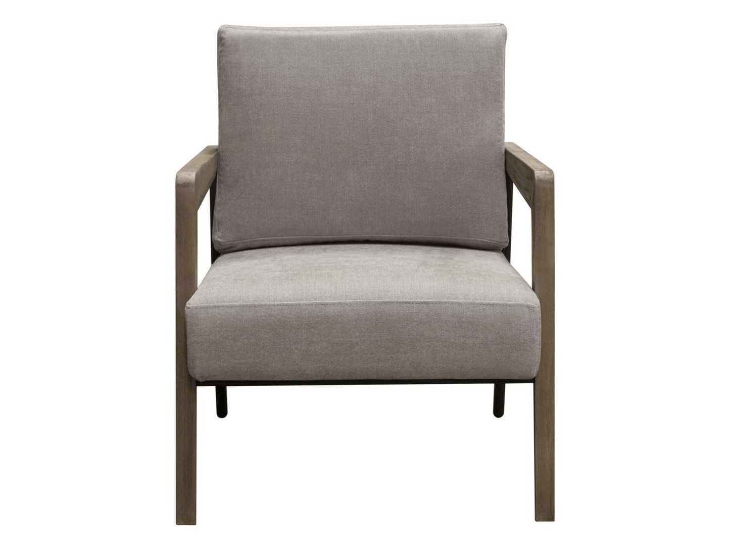 MAGNOLIA ARMCHAIR - GREY - H 34" / W 26" / D 33" Seat Height 17" LLL's Magnolia Armchair blends modern style and superior comfort. With its roomy seat and cozy, gray upholstery, this armchair will provide a pleasant, relaxing space for anyone to unwind. I