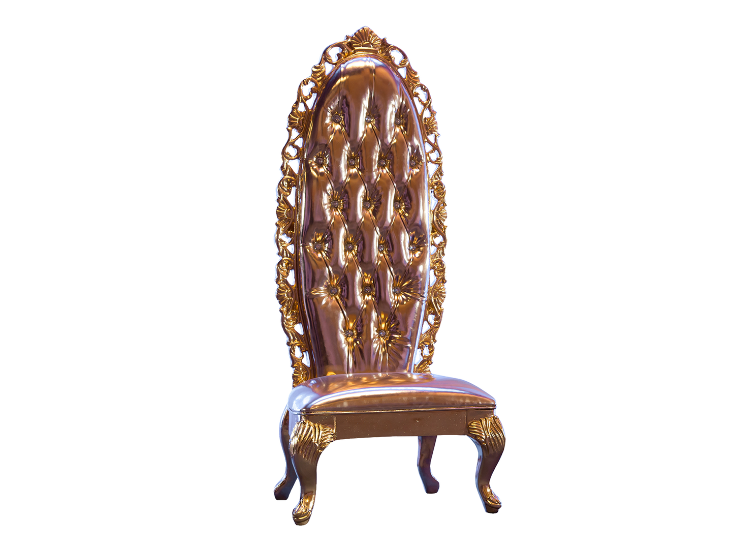 MALDIVES THRONE CHAIR - GOLD