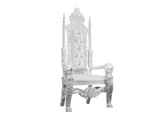 McQUEEN THRONE CHAIR - WHITE
