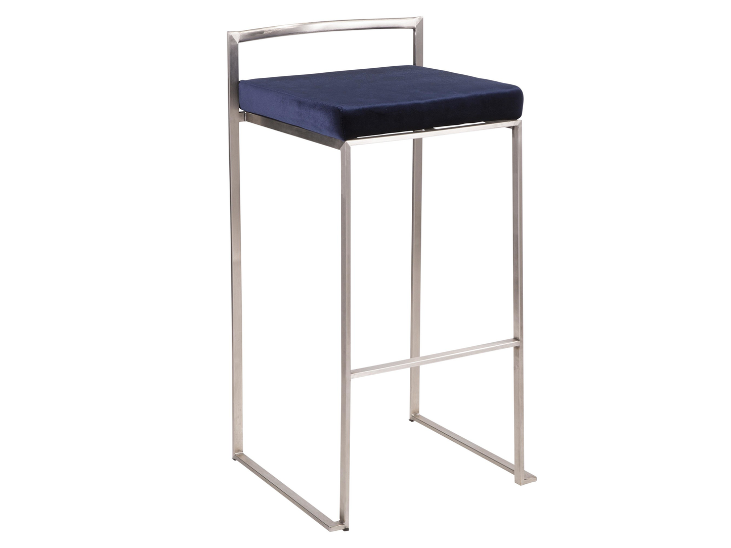 METRO BARSTOOL - NAVY VELVET