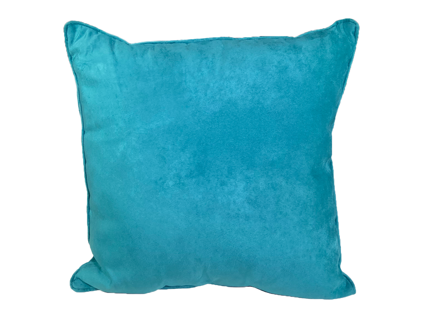 MICROSUEDE PILLOW - AQUA