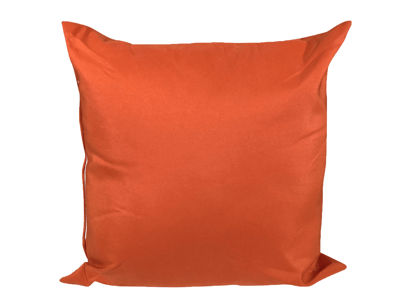 OUTDOOR PILLOW - ORANGE - H 18" / W 18" LLL's Outdoor Pillow in Orange is a square weatherproof fabric pillow designed to add vibrant orange color accents to your outdoor event decor.