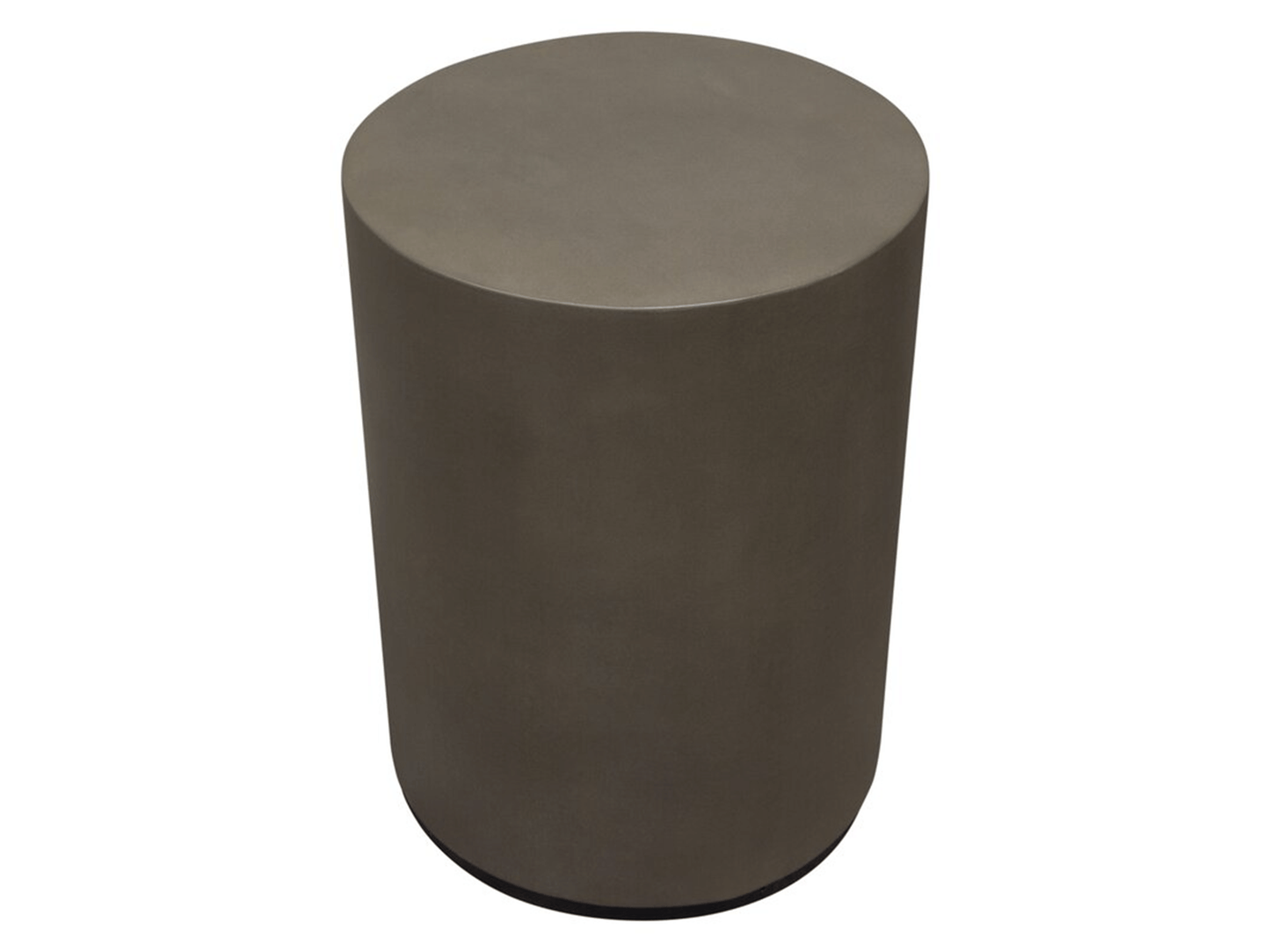 PHOENIX ROUND ACCENT TABLE - H 24'' / W 18'' / D 18'' The Phoenix Round Accent Table is a cylindrical faux cement side table. This accent table is made with faux concrete that provides a warm and rustic element to your event design without taking away sty