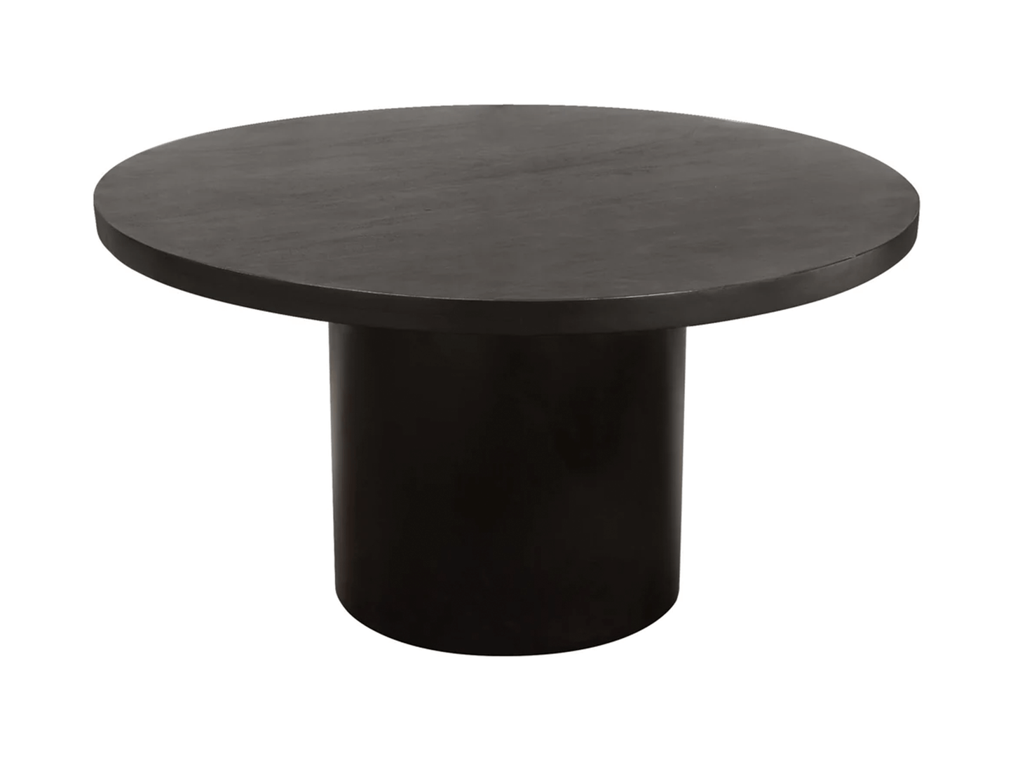 PRESTON DINING TABLE - H 30" / W 54" / D 54" LLL's Preston Dining Table is a sleek, modern dining table that will bring a sophisticated touch to any space. Its black finish is stylish and timeless, making it a great piece for creating a sophisticated amb