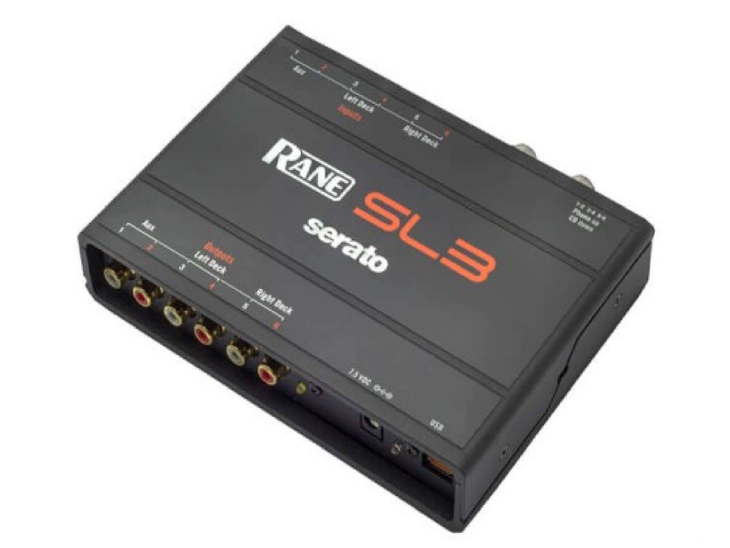 RANE SL3 SERATO SCRATCH LIVE BOX - LLL's RANE SL3 SERATO SCRATCH LIVE BOX. Perfectly suited for demanding DJs and scratch artists, this device connects up to three turntables with your laptop and Serato software for an enhanced music experience. With its