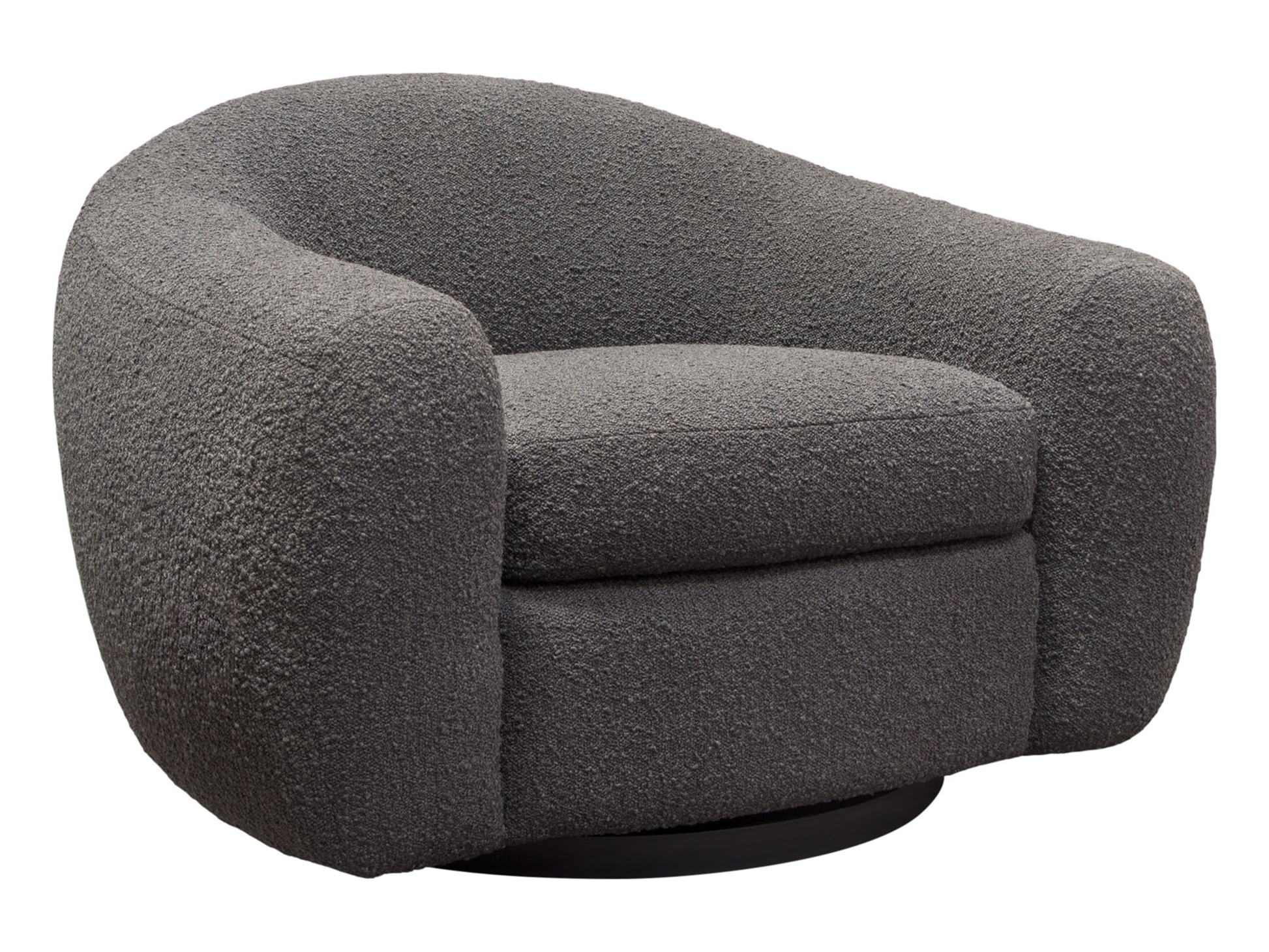 REGIS SWIVEL CHAIR - CHARCOAL