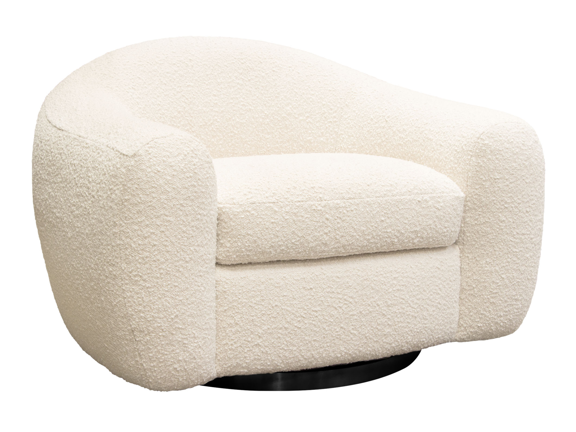 REGIS SWIVEL CHAIR - WHITE
