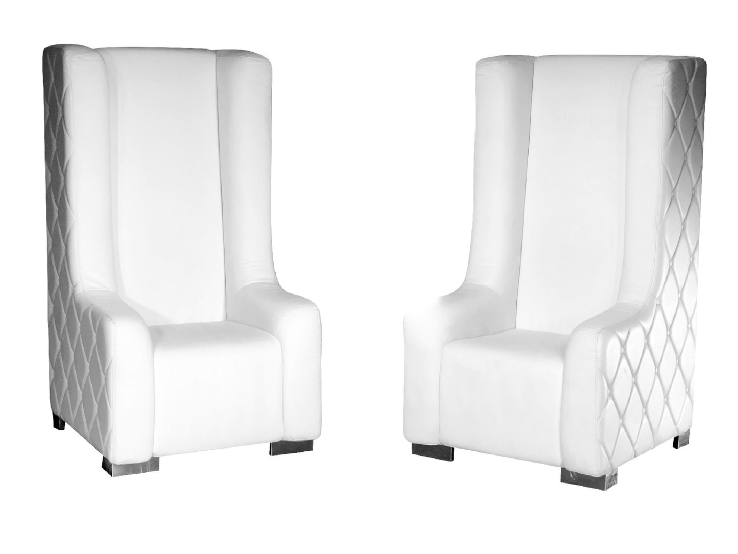 ROYALTY CLASSIC THRONE CHAIR - WHITE