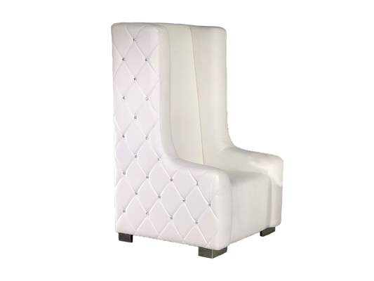 ROYALTY DIAMOND THRONE CHAIR - WHITE
