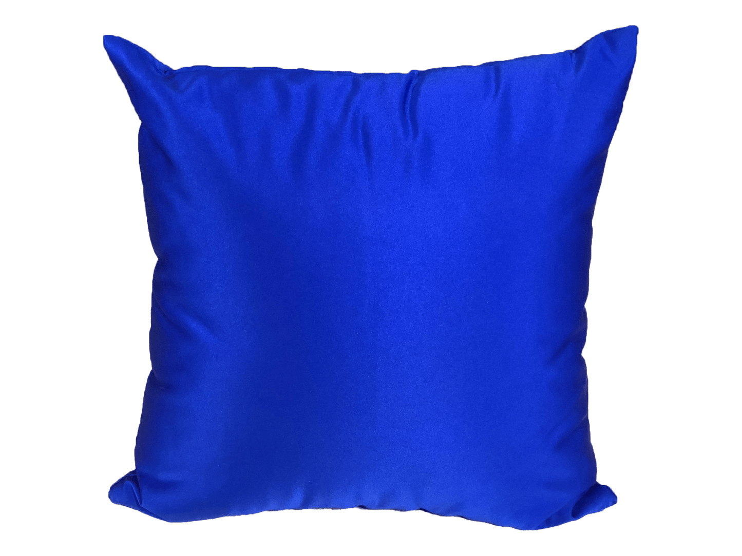 SATIN PILLOW - ROYAL - H 18" / W 18" LLL's Satin Pillow in Royal is a square satin pillow designed to add rich and regal blue color accents and texture to your event decor.