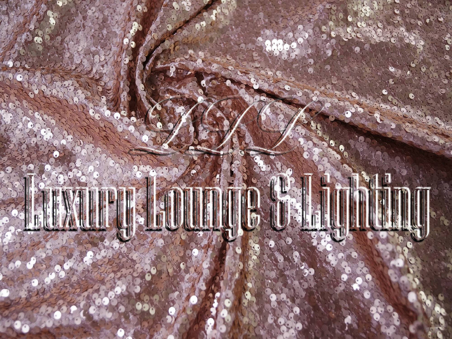 SEQUIN LINEN - MATTE BLUSH