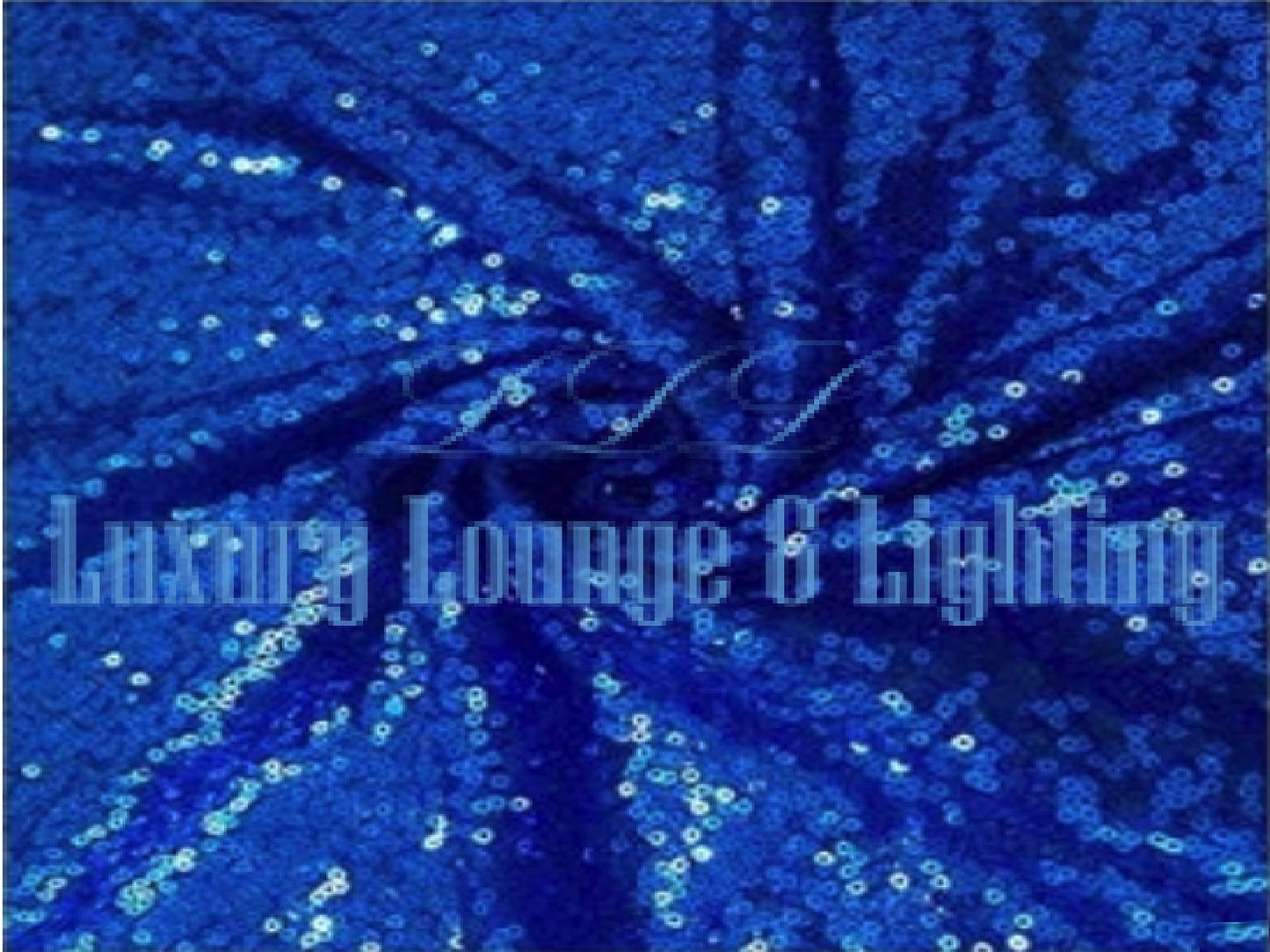 SEQUIN LINEN - ROYAL BLUE