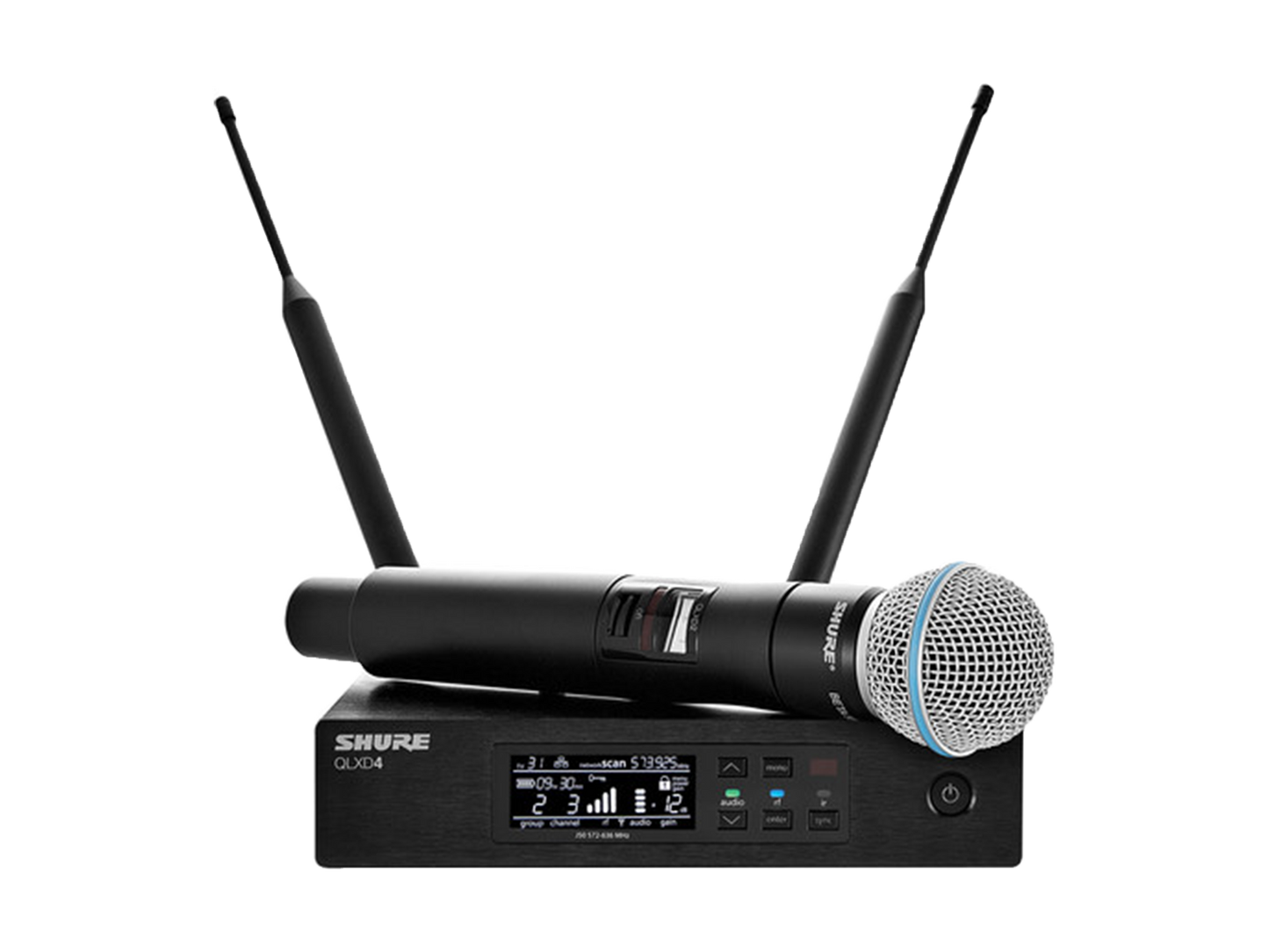 SHURE BETA 58 & QXLD RECEIVER | WIRELESS MICROPHONE