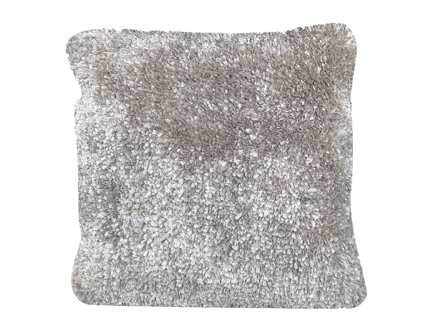 TEXTURED PLUSH PILLOW - WARM GREY - H 18" / W 18" LLL's Textured Plush Pillow in Warm Grey is a taupe grey square plush fabric pillow designed to add detailed warm and cozy color accents to your event decor.