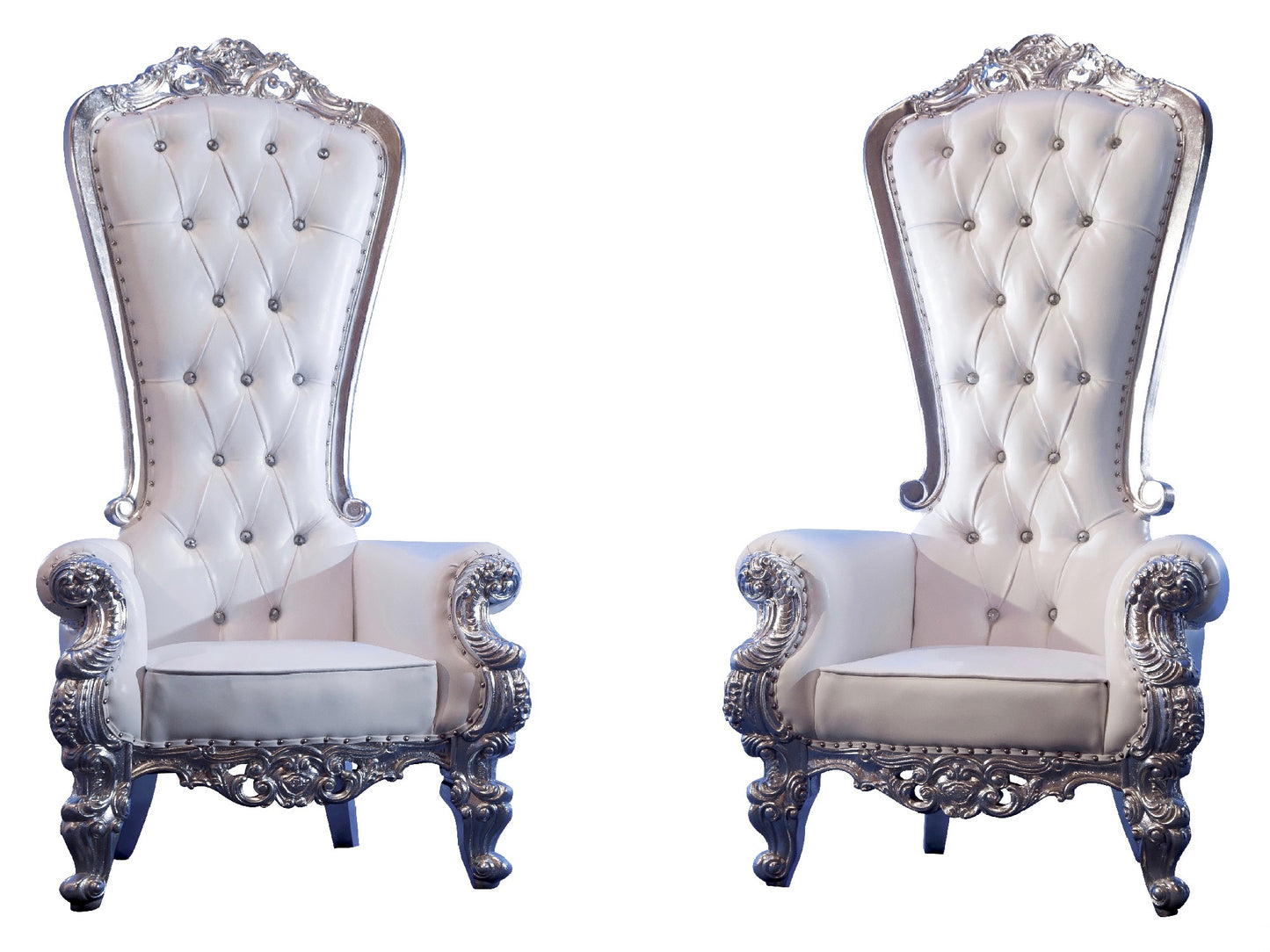 VICTORIA THRONE CHAIR - PLATINUM