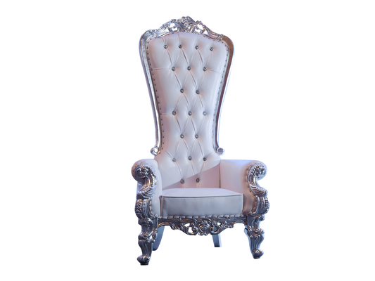 VICTORIA THRONE CHAIR - PLATINUM