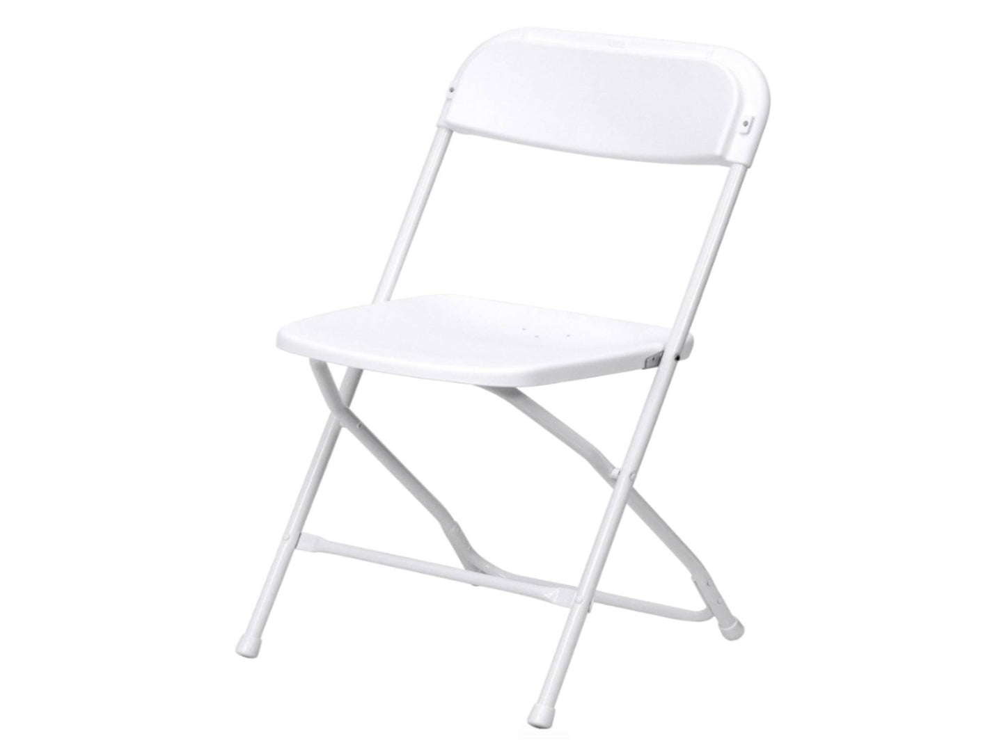 PREMIER PLASTIC FOLDING CHAIR - WHITE