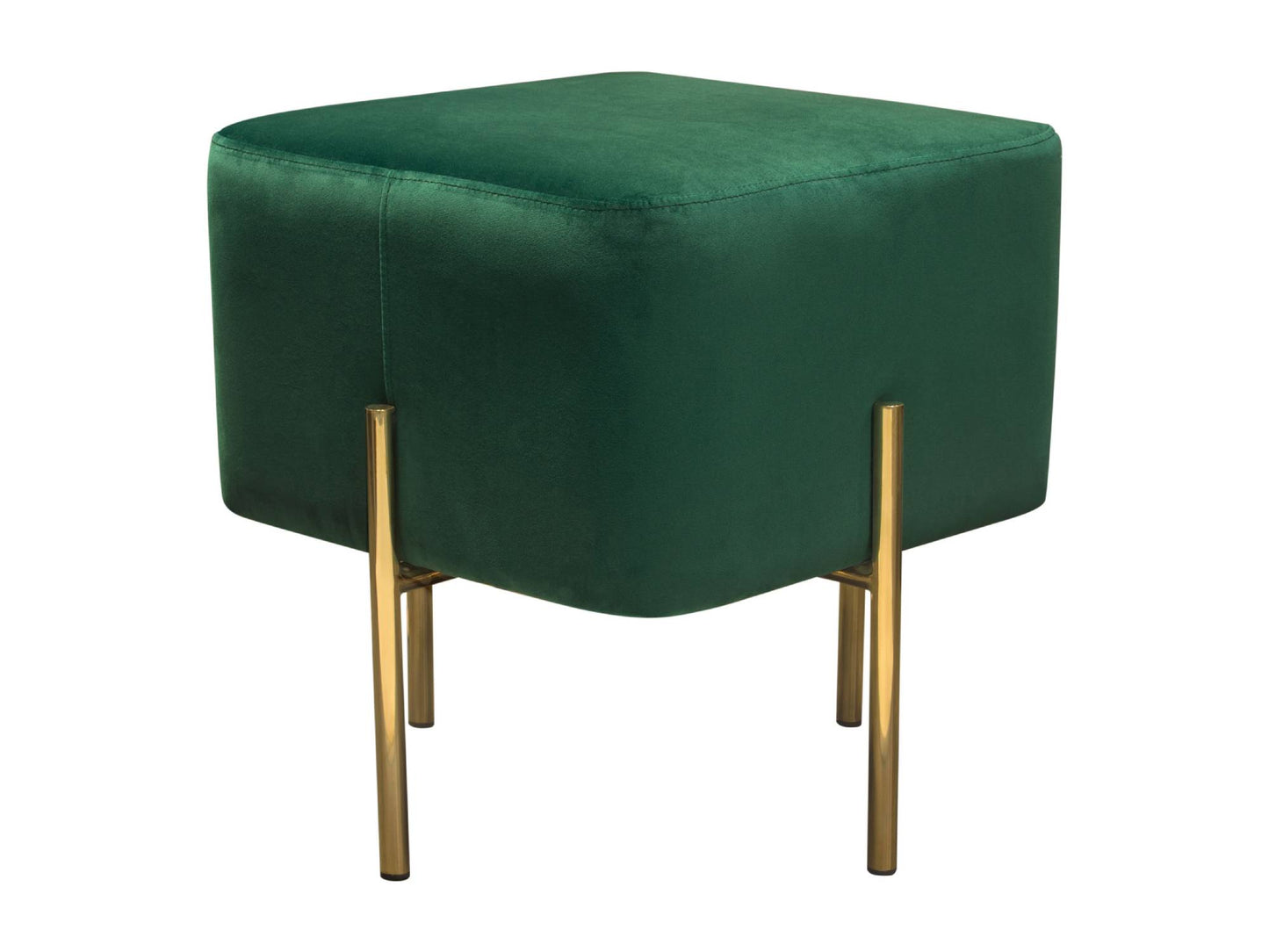 WHISPER PETITE SQUARE OTTOMAN - EMERALD