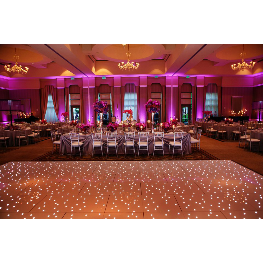 GLOSSY LED STARLIT DANCE FLOOR - WHITE