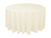 ROUND POLY LINEN - IVORY | 132"