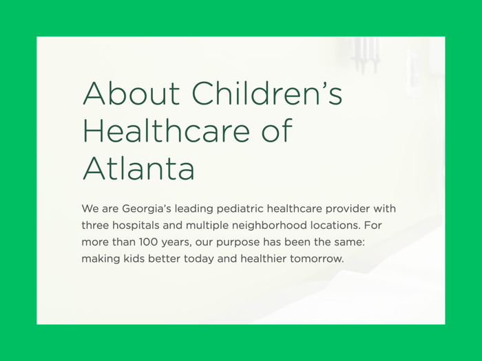 Children's Healthcare of Atlanta