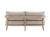 BROOKHAVEN SOFA - IVORY W/ NATURAL WOOD