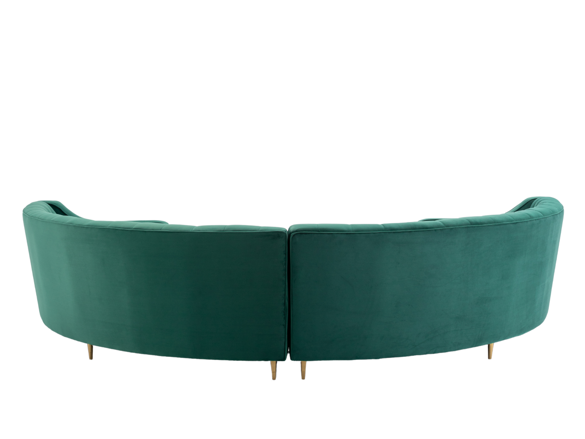 BUCKHEAD CURVED SOFA - EMERALD
