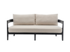 BROOKHAVEN SOFA - IVORY W/ BLACK WOOD