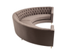 BUCKHEAD CURVED SOFA - MOCHA