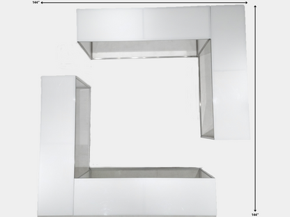 ILLUMINATED 4 - SIDED ACRYLIC BAR