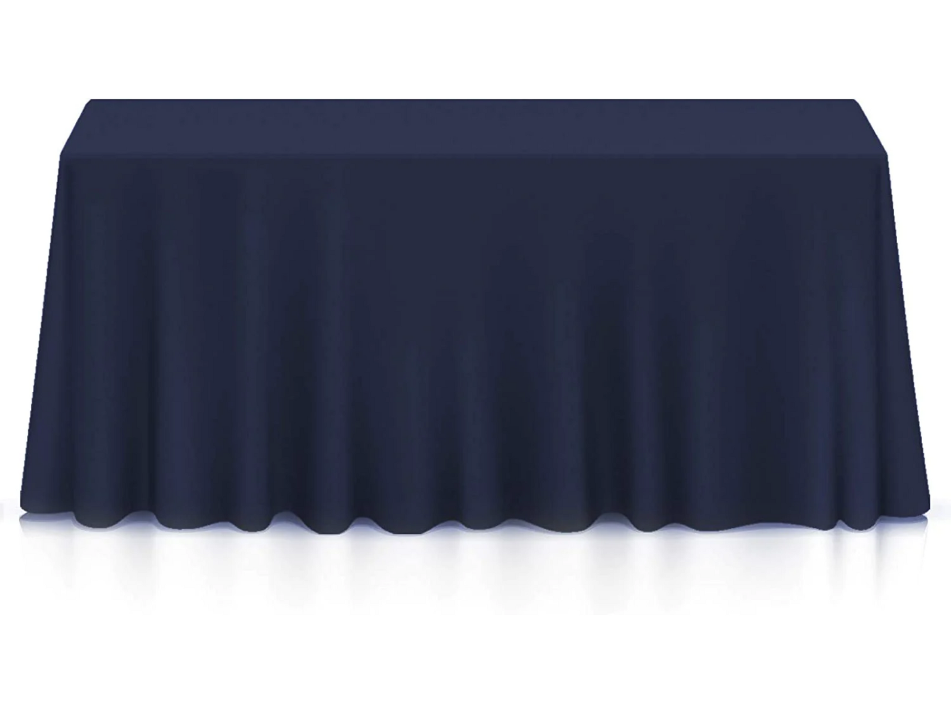 RECTANGULAR POLY LINEN | 90” x 156” - NAVY