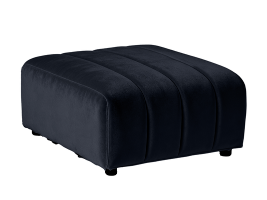 ARC OTTOMAN - BLACK