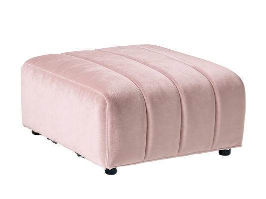 ARC OTTOMAN - BLUSH