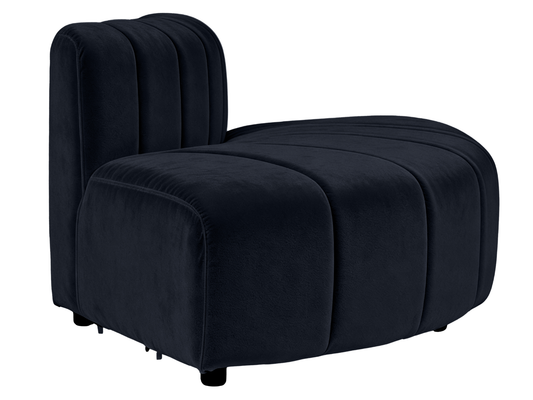 ARC OUTER SOFA SECTION - BLACK