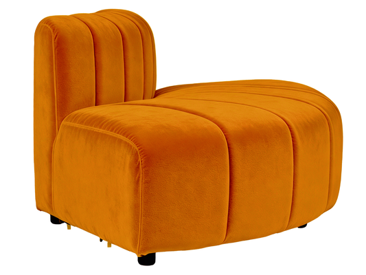 ARC OUTER SOFA SECTION - ORANGE