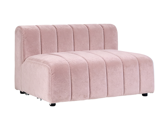 ARC STRAIGHT SOFA SECTION - BLUSH