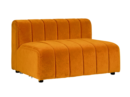 ARC STRAIGHT SOFA SECTION - ORANGE