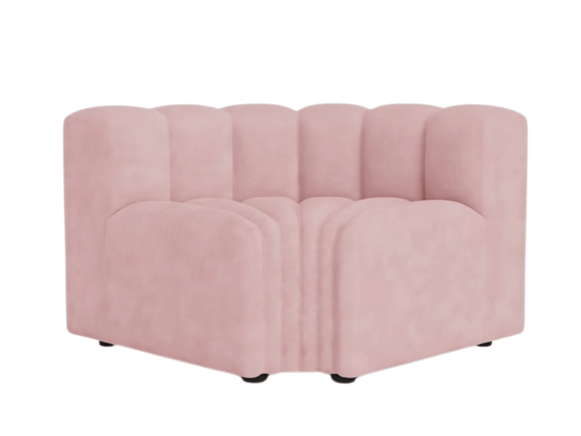 ARC INNER SOFA SECTION - BLUSH