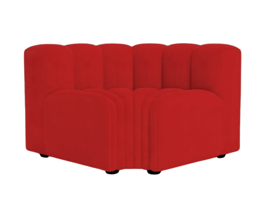 ARC INNER SOFA SECTION - RED