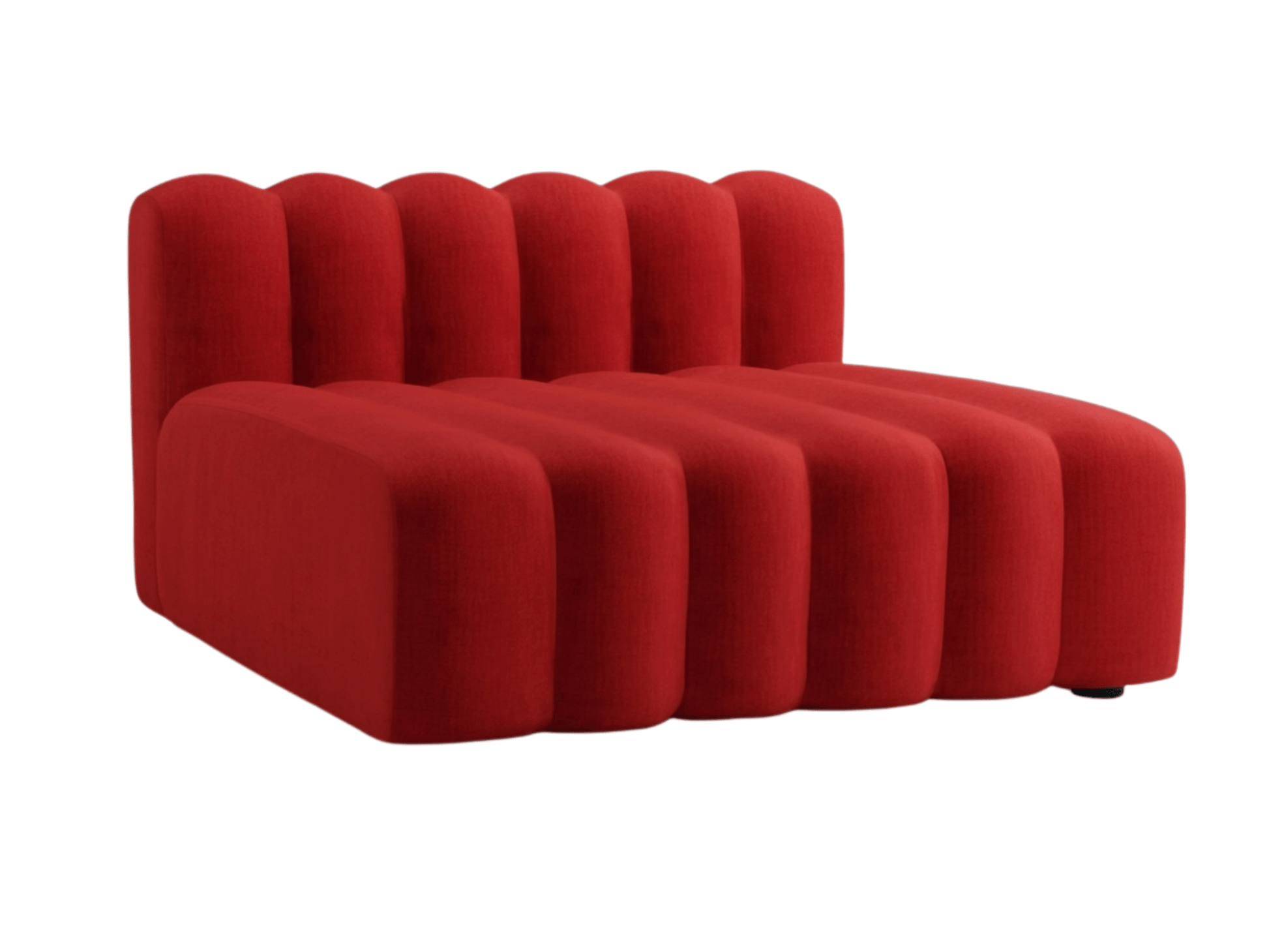 ARC STRAIGHT SOFA SECTION - RED