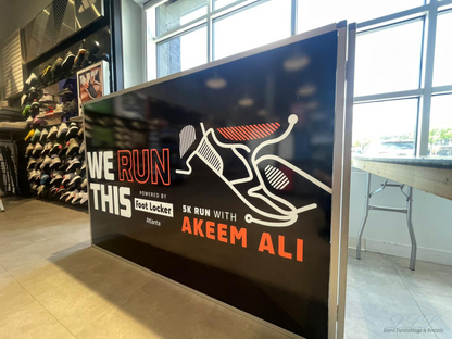 6FT-WIDE ACRYLIC TRI-FOLD DJ FAÇADE