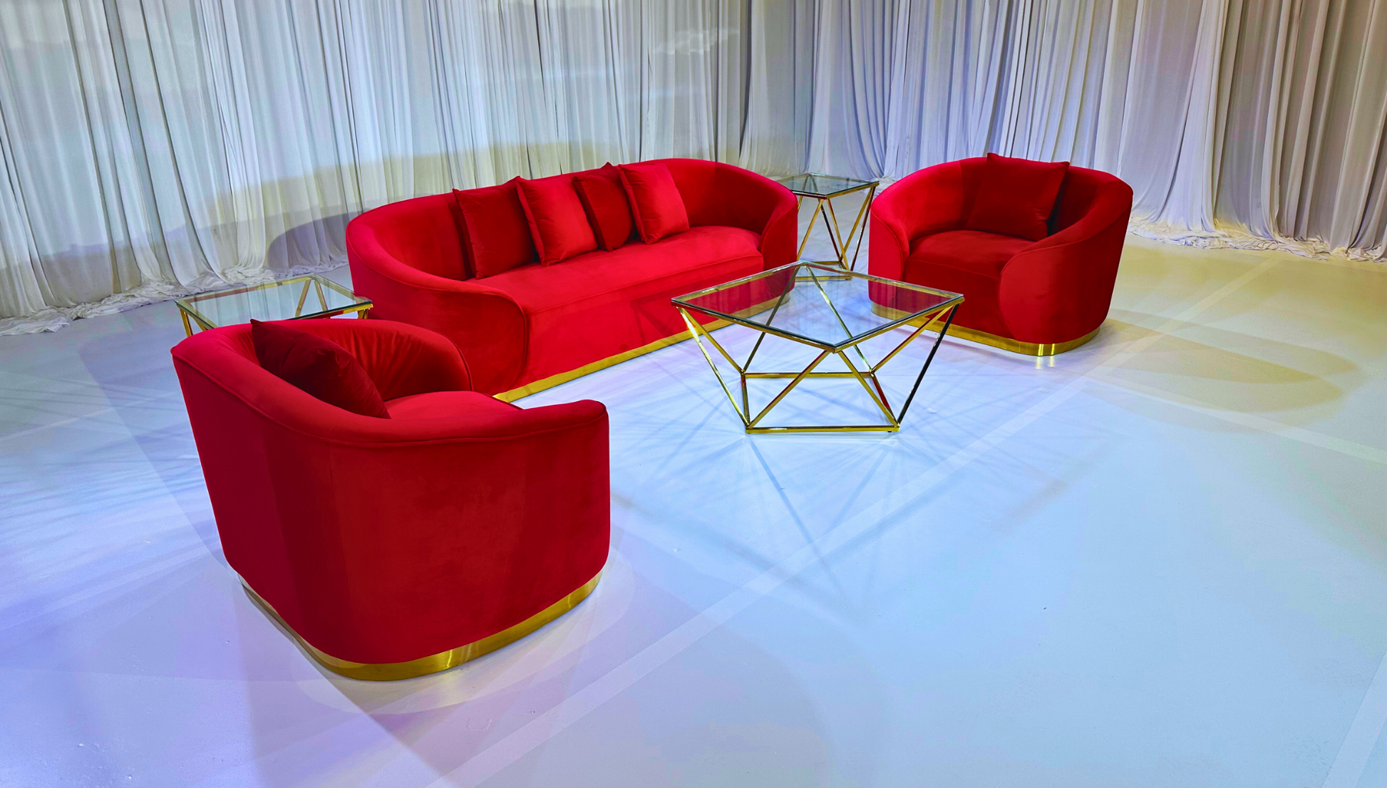 ATLANTA SOFA GROUPING 1 - RED