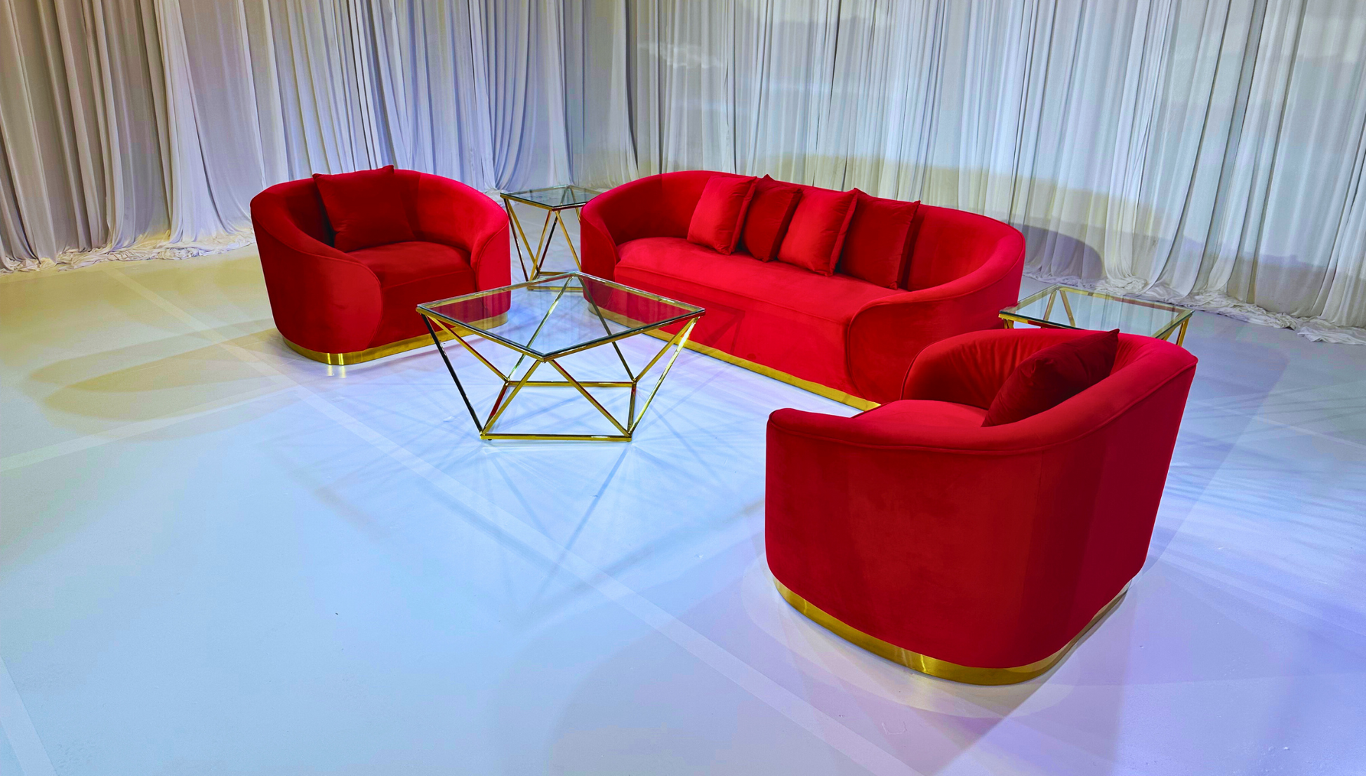ATLANTA SOFA GROUPING 1 - RED
