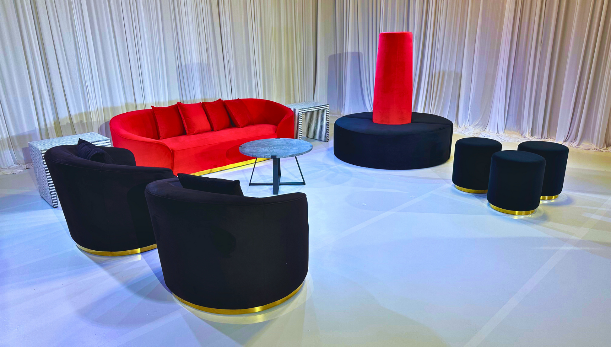 ATLANTA SOFA GROUPING 2 - RED
