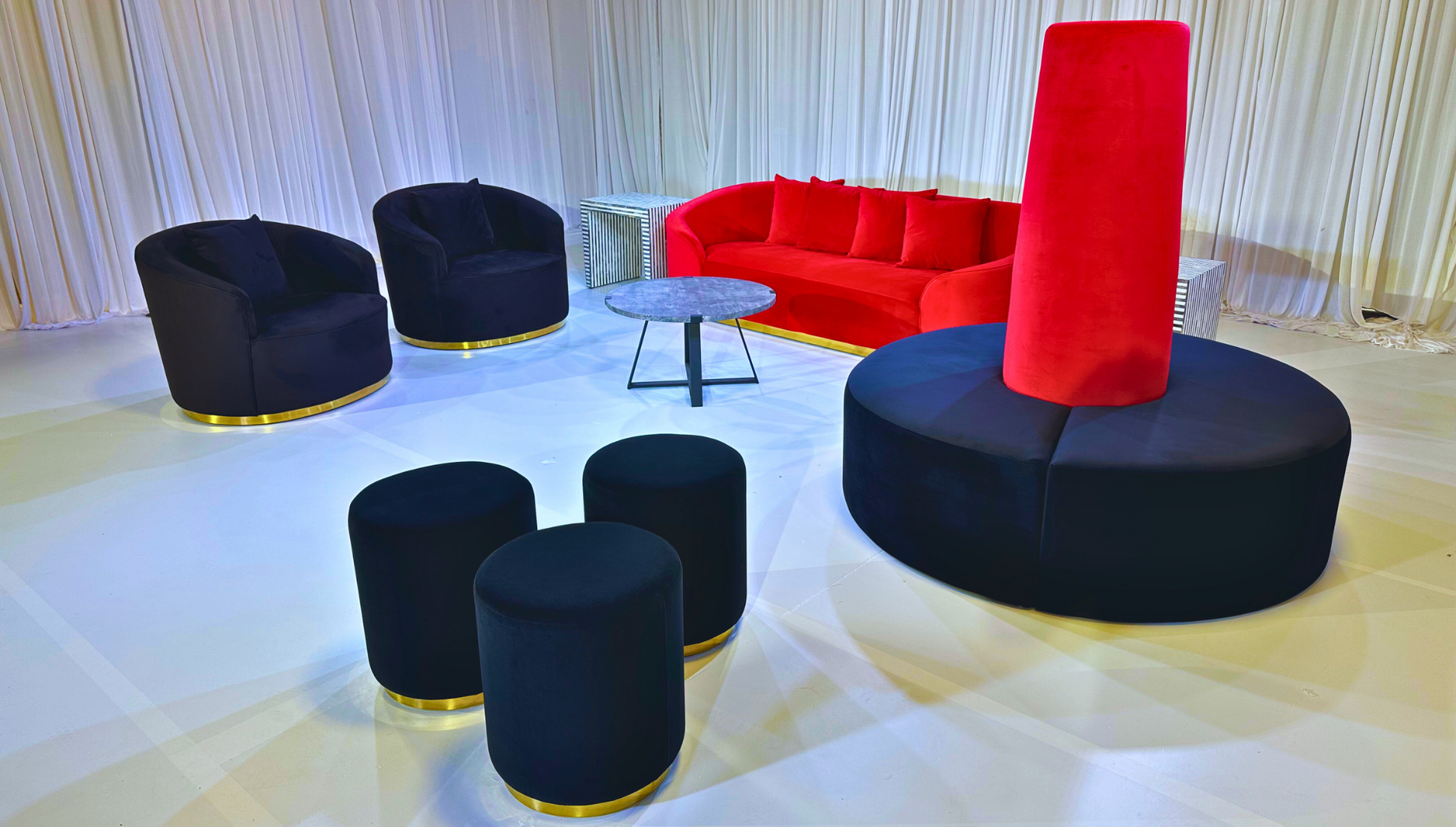 ATLANTA SOFA GROUPING 2 - RED