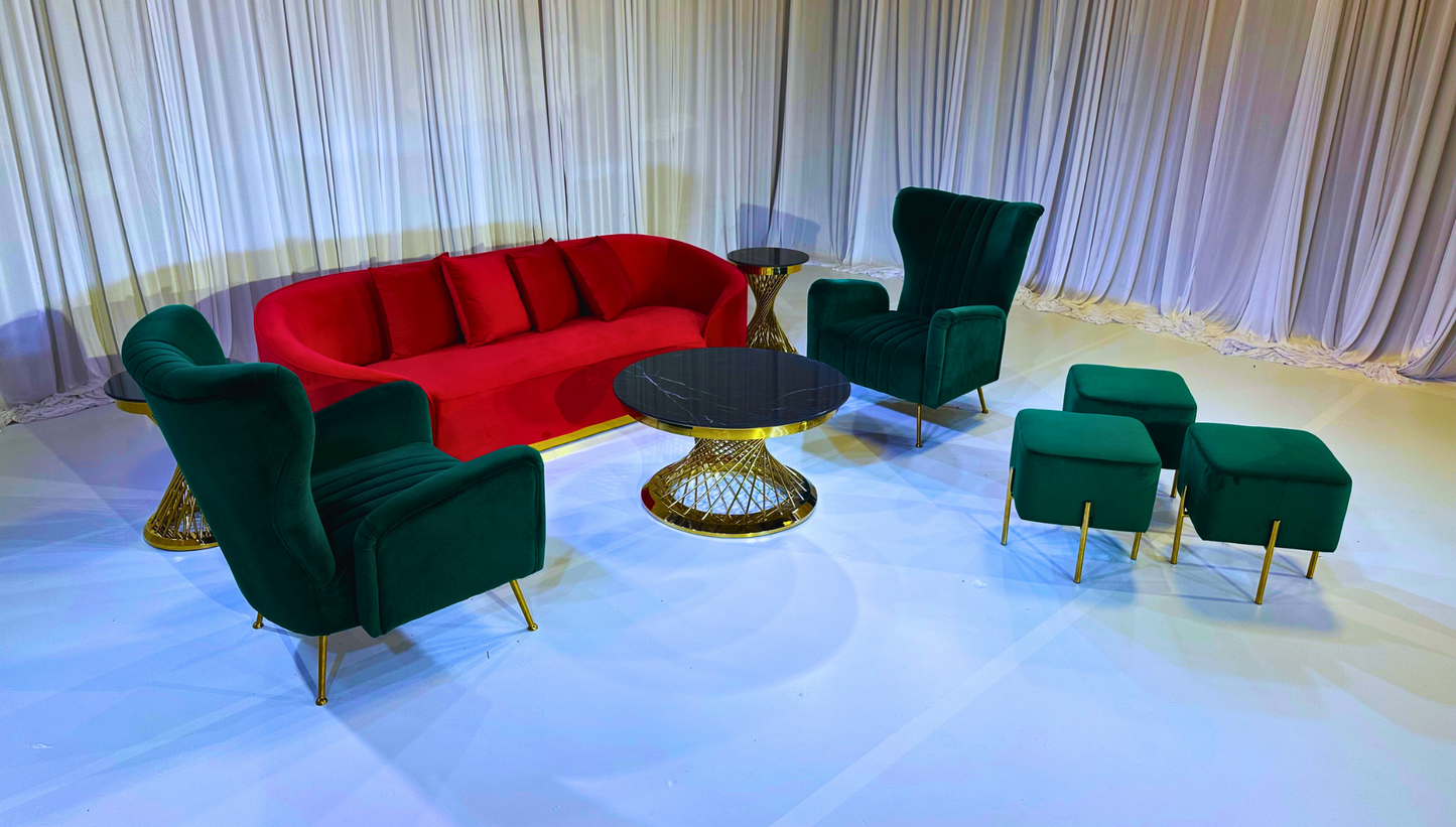 ATLANTA SOFA GROUPING 3 - RED