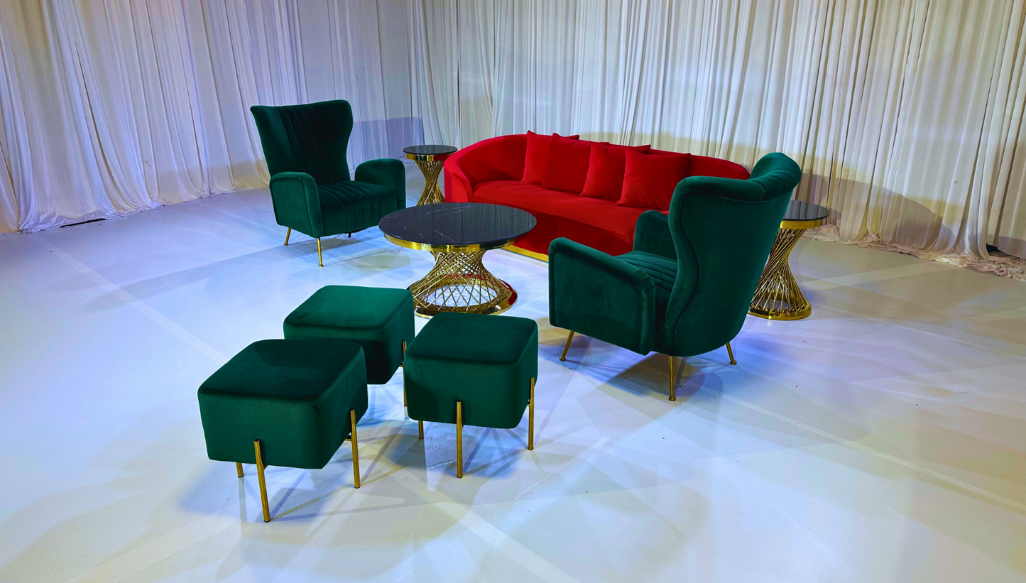 ATLANTA SOFA GROUPING 3 - RED
