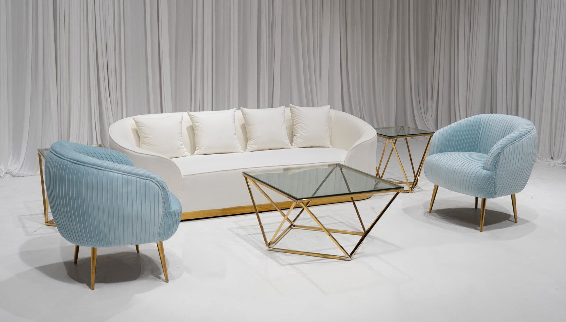 ATLANTA SOFA GROUPING 4 - CREAM