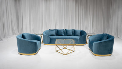 ATLANTA SOFA GROUPING 1 - DUSTY BLUE