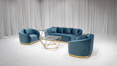 ATLANTA SOFA GROUPING 1 - DUSTY BLUE